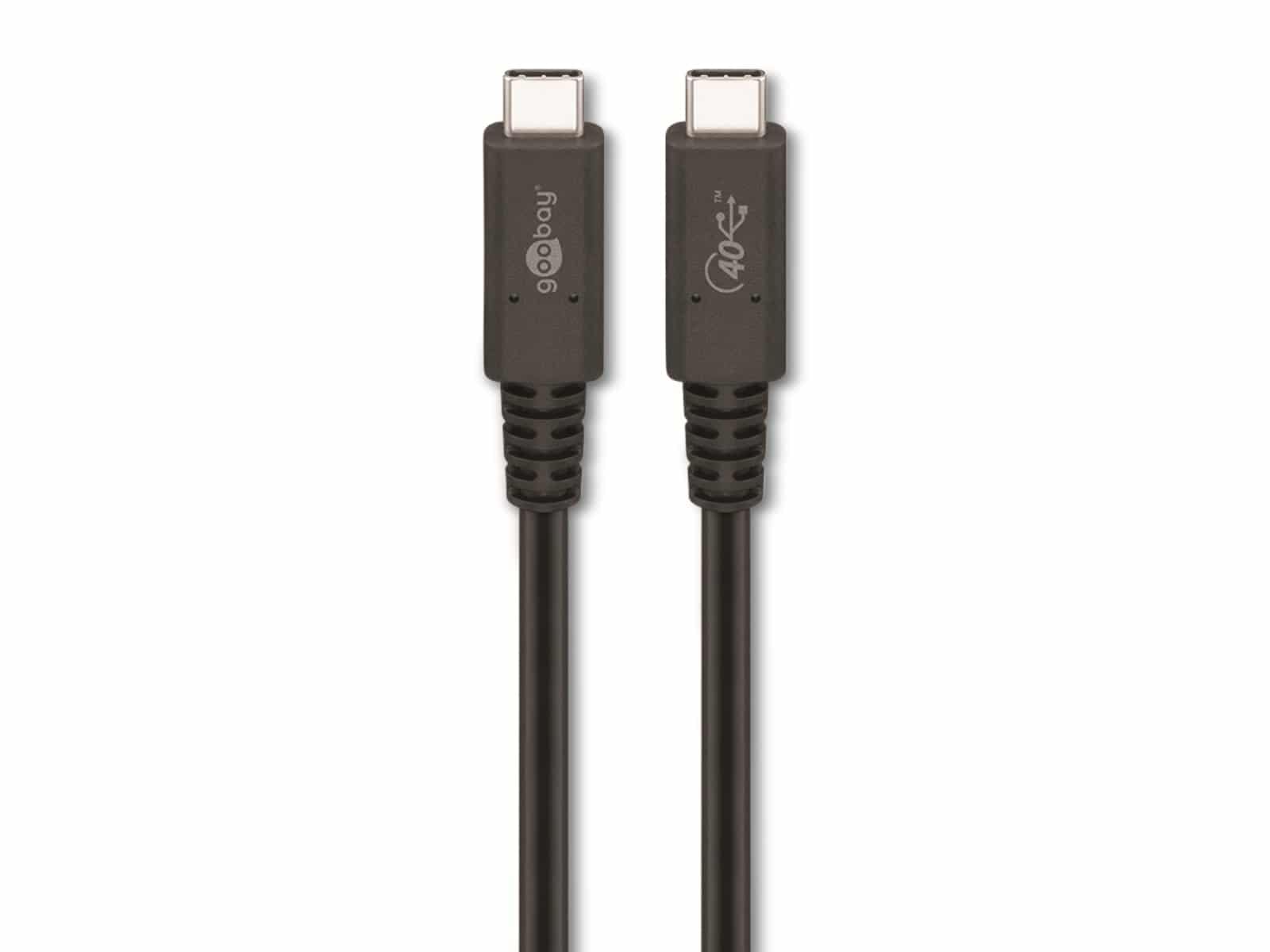 goobay Kabel USB-C 4.0 0,8m 60196
