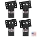 Elevators 4x4 Brackets for Deer Blinds, Playhouses, Swing Sets, Tree Houses. Made in The USA with Premium Construction Grade Steel. (1 Set of 4) primary