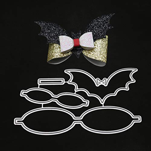 Bats Bow Tie Shape Metal Cutting Dies Stencil DIY Scrapbooking Album Stamp Paper Card Embossing Craft Decor - Thumbnail 6