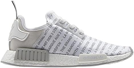 Adidas Nmd R1 Boost Trainers Whiteout Blackout Three Stripes In White Sneaker Shoes S76518 Men S Uk 12 5 Eur 48 Amazon Co Uk Shoes Bags