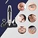 HLYOON Nose Hair Trimmer 3 in 1 Electric Nose Trimmer Beard Facial Eyebrow Clipper Waterproof Stainless Steel Blades with LED Light,Wet/Dry Use Trimming Tool for Man (Sliver)