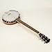 Top Grade Exquisite Professional Sapelli Notopleura Wood Alloy 6-string Banjo