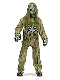 Fun World 31857 Skeleton Zombie Child Costume- Size 4-6