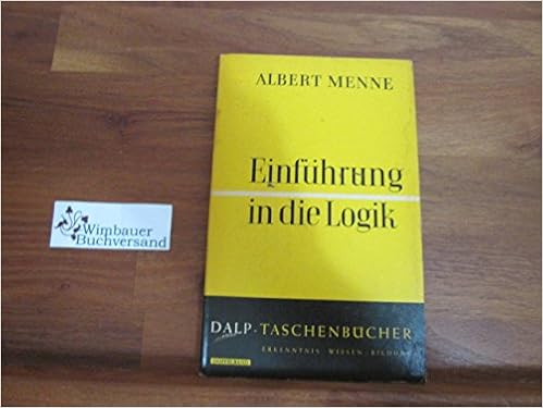 Einfuhrung In Die Logik Amazon De Menne Albert Bucher
