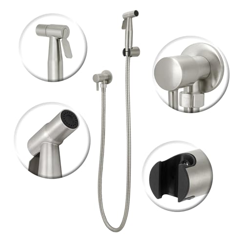 Ducha Higiênica Banheiro Aço Inox 304 Escovado Completa 1/4v