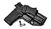 Rounded IWB Holster Fits: S&W Shield EZ 380 Holster - RH - Carbon Fiber Black Kydex - Concealment Express - American Made