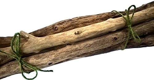 Large Driftwood Sticks - Set of 5. 18-24" Long. 1" Dia. Arts Crafts Macrame Weaving Knitting Display