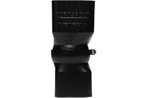 TurnSpout Directional Downspout Connector Black - Fits 3”x 3” downspouts