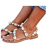 Women's Bohemian Flat Sandals Summer Casual Lace