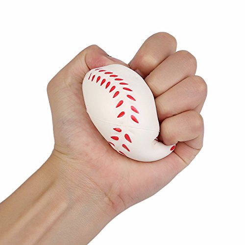 Vigeiya Squishies Jumbo Baseball Squishy Slow Rising Toys for Kids Adults Prime Kawaii Cheap Decorations Scented Soft Stress Reliever