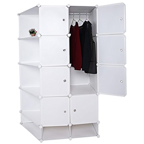 image for ferty 15 Cube Portable wardrobe storage closet Organizer, Freestanding
