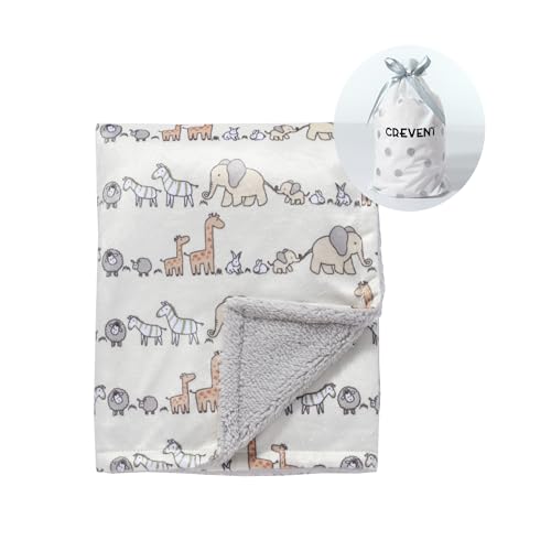 CREVENT Minky Baby Blanket