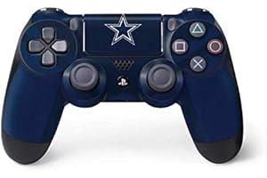 Skinit Decal Gaming Skin Compatible with PS4 Controller - Officially Licensed NFL Dallas Cowboys Double Vision Design
