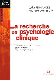 La  recherche en psychologie clinique