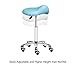 Grace & Grace Professional Saddle Stool Series Hydraulic Swivel Comfortable Ergonomic with Heavy Duty Metal Base for Clinic Dentist Spa Massage Salons Studio (Green)