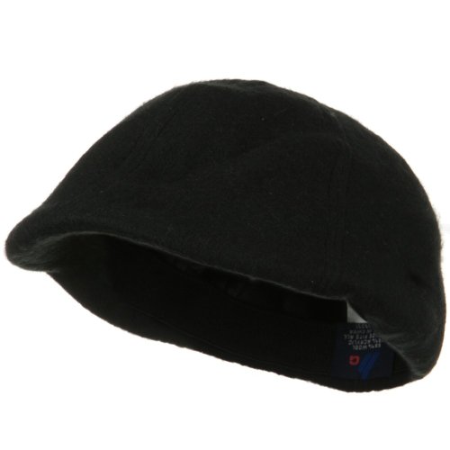 Wool Winter Ivy Cap - Black M-L