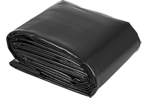 Adroiteet 10 x 15 FT Pond Liner, 20 Mil Fish Pond HDPE Liner, Pond Liners for Outdoor Ponds, Koi Ponds, Garden Fountain, Waterfall