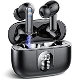 Csasan Auriculares Inalámbricos, Auriculares Bluetooth 5.3 HiFi Estéreo con 4HD 