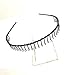 3Pcs Metal Toothed Comb Hairband Unisex Band Wave Hair Band Wire Headband