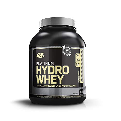OPTIMUM NUTRITION Platinum Hydrowhey Protein Powder, 100% Hydrolyzed Whey Protein Isolate Powder, Flavor: Cookies & Cream Overdrive, 3.5 Pounds