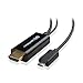 Cable Matters Micro USB SlimPort (MyDP) to HDMI 6 Foot Cable with 6 Foot USB Charging Cable