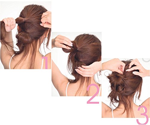 SAKUYV 3 Assorted Sizes Hair Pins Black U Shape Hair Clip, 100 Pack (Black) - Thumbnail 2