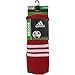 adidas Rivalry Soccer Socks (2-Pack), University Red/White, Large