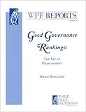 Good Governance Rankings : The Art of Measurement, Besancon, Marie, 097426511X
