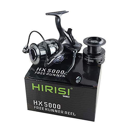 Hirisi Tackle Moulinet De Pêche à La Carpe Avec Bobine Supplémentaire Hx