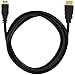 Fosmon (2 Packs - 6 Feet) Gold Plated High Speed Mini HDMI to HDMI Cable - Supports Ethernet | 4K | 1080p | 3D | Audio Return