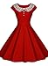 Miusol Women's Classy Vintage Audrey Hepburn Style 1940's Rockabilly Evening Dress