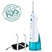 QQcute Water Flosser Cordless Oral Irrigator - IPX7 Portable Rechargeable Tooth Cleaner Whitening With 3 Modes Dental Water Jet Tips, Travel and Home Use