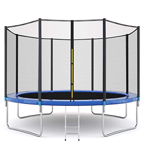 WAFamily 12 ft Trampoline Round Jumping Table with Safety Enclosure Net