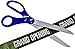 25 Inch Royal Blue Ribbon Cutting Scissors