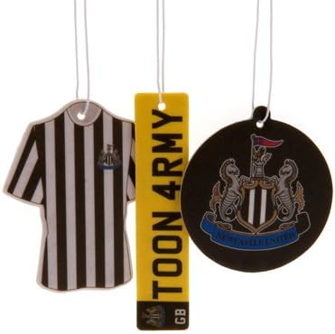 Z Category Official Newcastle United FC Car Air Freshener (3 Pack) - A Great Gift / Present For Men, Sons, Husbands, Dads, Boyfriends For Christmas, Birthdays, Fathers Day, Valentines Day, Anniversaries Or Just As A Treat For Any Avid Football Fan