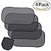EveShine Car Window Shade for Side and Rear Window - (4 Pack) - Extra Large 20