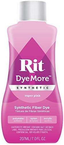 JWONG Rit Dye More Synthetic 7oz-Super Pink