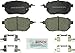 BOSCH BC969 QuietCast Premium Ceramic Disc Brake Pad Set - Compatible with Select Infiniti FX35, FX45; Nissan Altima, Maxima, Murano; FRONT