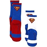 Superman Boys 2 pack Athletic Socks (Toddler/Little Kid/Big Kid)