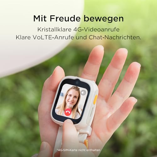 TCL MOVETIME MT48 - 4G Smart Watch for Kids with GPS Tracking, SOS Button, 2MP Camera, Fitness Tracking and Personalised Themes