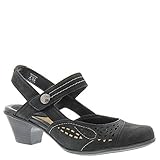 Earth Women's Bantam Closed Toe Sandal,Black Vintage Leather,US 7 M