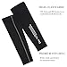 Compression Arm Sleeves, UV Protection Cooler, Sports Elbow Warmers Support for Cycling,Golf,Hiking,Baseball,Basketball 1 Pair (M, Black)