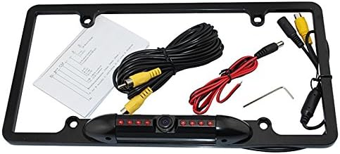 Universal Car Reverse Camera License Plate Frame Mount Rear View Camera Car Camera 8 IR LED vehicle backup camera
