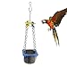 POPETPOP Stainless Steel Water Feeding Cup for Bird Cage Hanging Feeding Cup for Pet Birds Parrots Squirrel Random Colorthumb 2