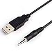 Vovotrade(TM) 3.5mm AUX Audio to USB 2.0 Male Charge Cable Adapter Cord for Car MP3