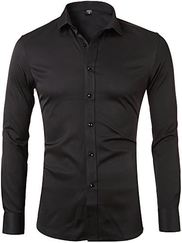 Men's dress shirts Bamboo fiber shirts Casual&Slim Business shirts FLYHAWK