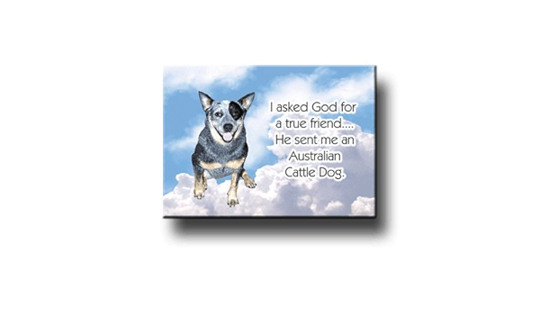 Australian ganado de perro True Friend imán para nevera ...