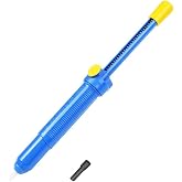 Desoldering Pump,HANDSKIT Solder Sucker Remover Hand tool for Sucking Vacuum Tin Sucker With Extension Nozzle (Blue)
