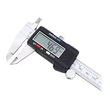 Decrescent Digital LCD Stainless Steel Vernier Caliper - 150mm (6 inch)