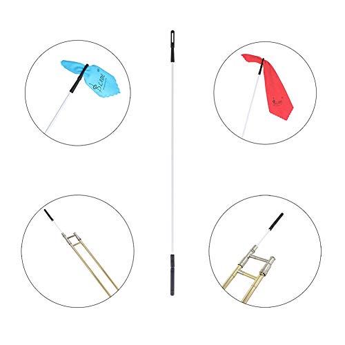 Namever Trombone Plastic Cleaning Stick Woodwind Instrument Trombone Accessory Cleaning Tool Musical Instrument Accessory